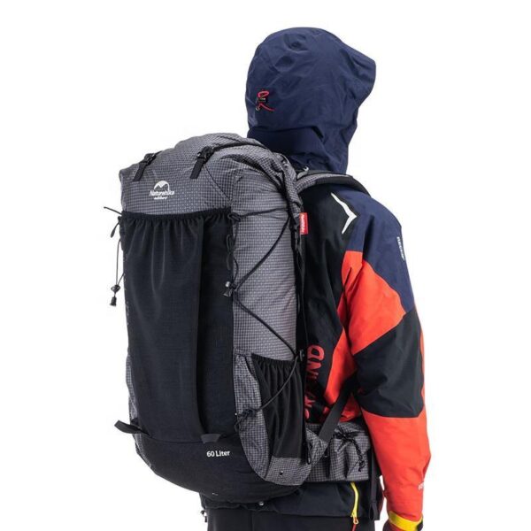Rucsac Drumetii Rock 60L + 5L Dyneema Negru - imagine 8