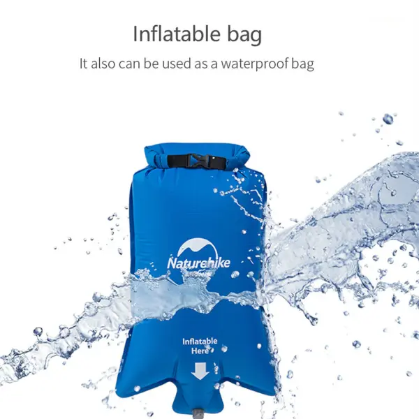 Sac Impermeabil Gonflabil Albastru - imagine 4
