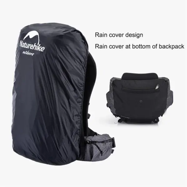 Rucsac Drumetii Rock 60L + 5L Dyneema Negru - imagine 4