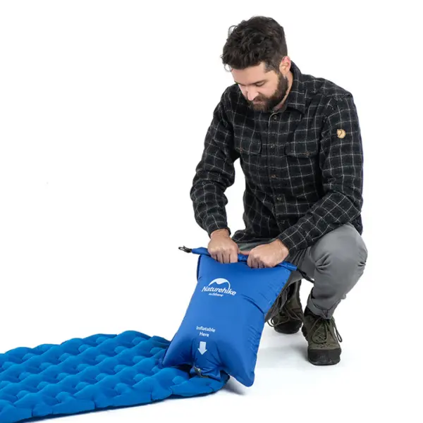 Sac Impermeabil Gonflabil Albastru - imagine 2