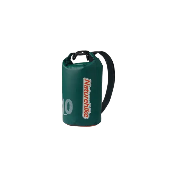 Rucsac Rezisten Apa Drybag 10L Green