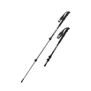 Set 2 Bete Trekking Black Aluminiu 62-135cm