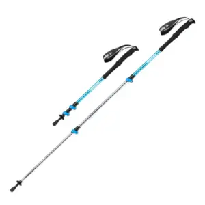 Set 2 Bete Trekking Sky Blue Aluminiu 62-135cm