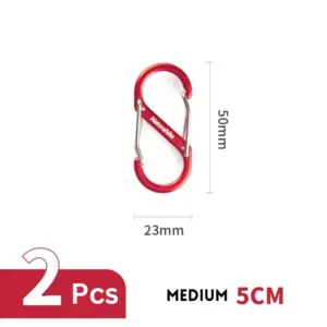 Set 2 Carabine Alloy M-Biner Hook Aluminum Naturehike