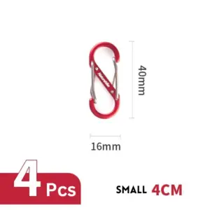 Set 4 Carabiniere Alloy S-Biner Hook Aluminum Naturehike