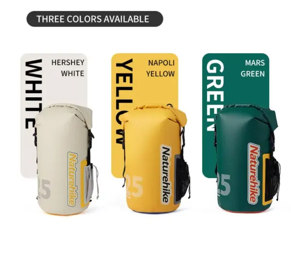 Rucsac Rezistent la Apa 25L Drybag Yellow - imagine 7