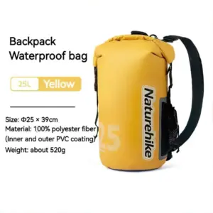 Rucsac Rezistent la Apa 25L Drybag Yellow
