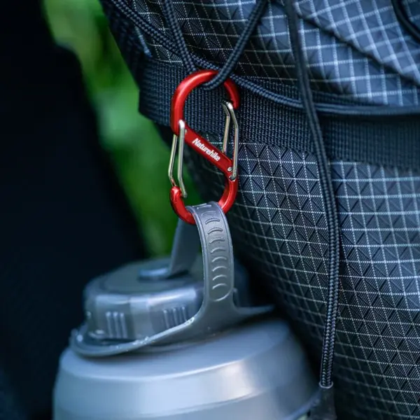 Set 2 Carabine Alloy M-Biner Hook Aluminum Naturehike - imagine 7
